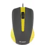 USB kabelgebundene Maus, 3 Tasten, gummierte Oberfläche
