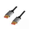 LogiLink DisplayPort-Kabel 1 m Schwarz Grau CDA0104