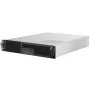 SilverStone RM23-502 Rackmount Server Chassis, ATX, USB 3.0 - 2U - Schwarz