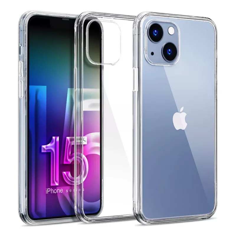 3MK Clear Case Handyhülle 3MK iPhone 15 transparentes Design