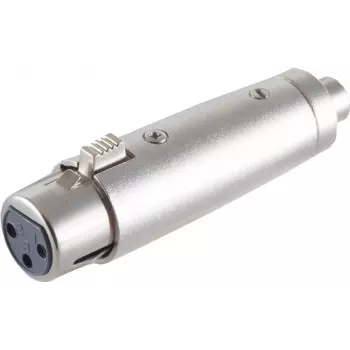 XLR-auf-Cinch-Adapter ShiverPeaks 55063 — symmetrische XLR-Buchse (Stecker) auf unsymmetrische Cinch-Buchse (Buchse) Verbindung