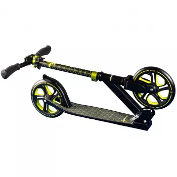 Aluminium Scooter Pro 215 mm (schwarz/limette)
