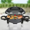 ROMMELSBACHER BBQ 4000, 2200 W, Grill, elektrisch, 300 °C, Tisch, rostrot