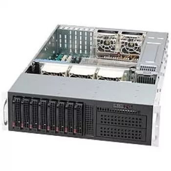 Supermicro 3U 8x 3,5 Zoll Hot-Swap SAS/SATA Servergehäuse 2x 800W