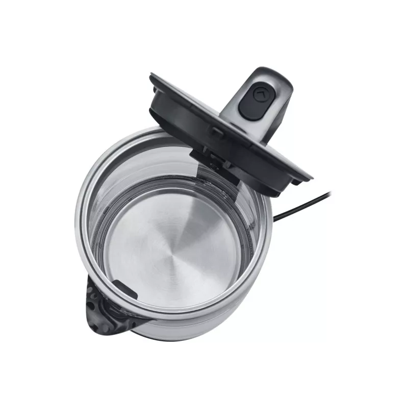 Wasserkocher Severin 1,7 l 2200 W Schwarz Edelstahl Transparent
