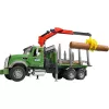 Holztransporter BRUDER MACK Granite mit 3 Stämmen