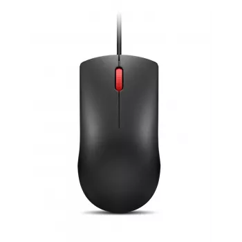 Kabelgebundene USB-A-Maus Lenovo 120 — Schwarz, beidhändig, 1600 DPI, 3 Tasten, 1,5 m Kabel