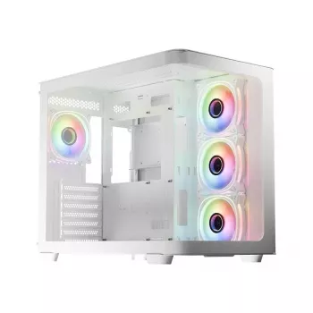Computer case Midi LC-Power Gaming 8001W Pro-Storm Light, ATX, Schwarz