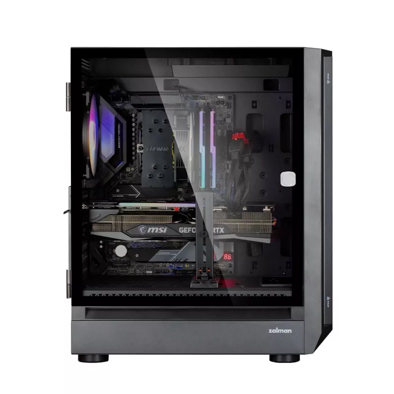 Computergehäuse Zalman i6 Schwarz, ATX, schwarz