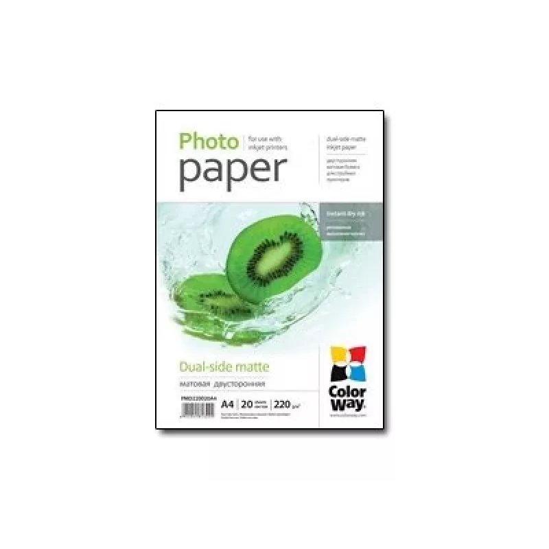 Fotopapier ColorWay PMD220020A4 A4 matt 220 g/m² 20 Blatt