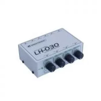 Kopfhörerverstärker Omnitronic LH-030, 3,5-mm-Klinke, 100 mW Ausgang