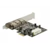 FireWire A/B Schnittstellenkarte DeLOCK PCI Express 89153