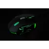 Kabelgebundene optische Maus IBOX Aurora A-1 — rechtshändig, 6 Tasten, 2400 DPI, USB Typ-A, LED-Beleuchtung, 1,8 m Kabel