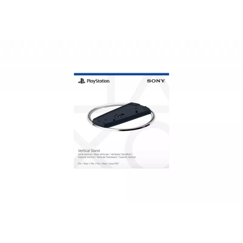 Sony Vertical Stand, Stand, PlayStation 5 schlank, Schwarz, Chrom, Glänzend / Matt, PlayStation 5 schlank, PlayStation 5 schlank Digital Edition, 191 mm