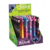 Einziehbarer, radierbarer Kugelschreiber mit Gummibeschichtung CoolPack Disney Stitch Schwarz