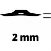 Freischneiderklinge Einhell 3405083 Edelstahl 20 cm Schwarz