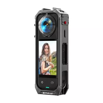 Schutzmetallgehäuse für Insta360 X5 von Puluz mit integrierter Objektivabdeckung