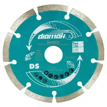 MAKITA DIAMANTKLINGE 125x22,23mm SEGMENT /10 Stk. BETON, ZIEGEL, MARMOR