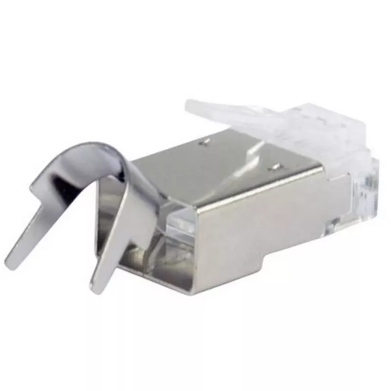 Geschirmter RJ45-Stecker EQUIP Cat 8.1, Stecker, Silber, 50 Stück, 11,7×22,5 mm, 3,7 g