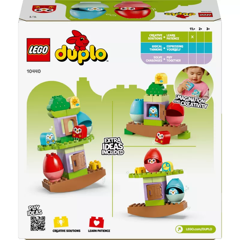 Bauspielzeug LEGO DUPLO Balancier- und Stapelbaum 10440 — 27 Teile, für Kinder ab 1,5 Jahren, große bunte Steine