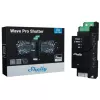 Rollladensteuerung Shelly Wave Pro Shutter, schwarz, Kunststoffgehäuse, 110–240 V AC, 50–60 Hz, 0,3 W, 19×69×94 mm