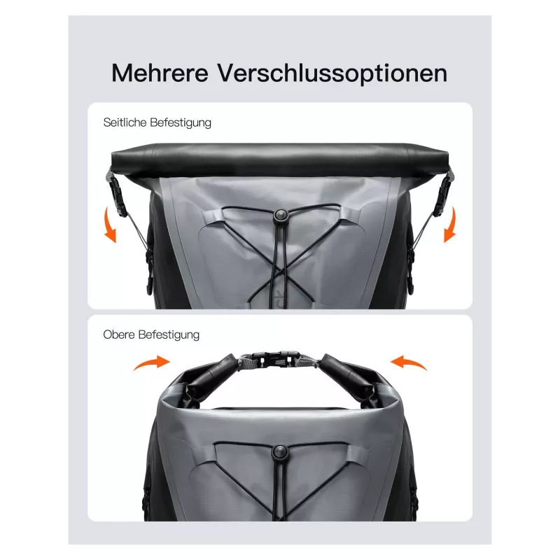 inateck Notebook-Rucksack BP06003 grau/schwarz 25-30L