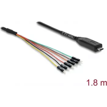 Internes Netzkabel DELOCK 64358 — 1,8 m Länge, interner PC-Stromanschluss