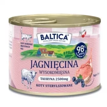 BALTICA regionale Aromen Lamm - Nassfutter für Katzen - 185 g