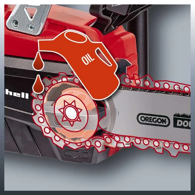 Einhell GE-LC 18 Li Kit 2400 RPM Schwarz, Rot