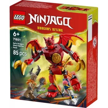 LEGO NINJAGO 71851 Kais Drachen-Mech-Battle-Pack