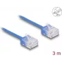 Netzwerkkabel DeLOCK RJ45 Cat.6 UTP 3m Blau