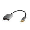LogiLink CDA0108 Videokabel-Adapter 0,15 m DisplayPort HDMI Schwarz Grau