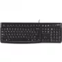 Logitech K120 Tastatur USB QWERTY Spanisch Schwarz (920-002499)