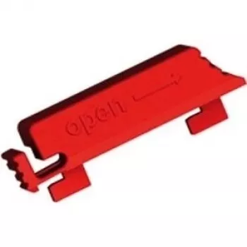 Kabelbinder Bachmann 940.103, Kunststoff, rot, 12 Stück