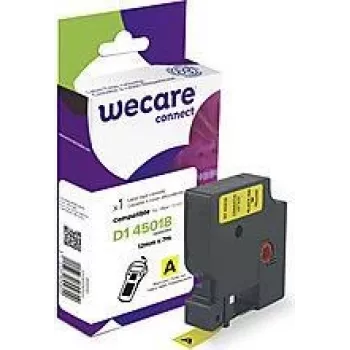 Etikettierband Armor K80003W4 Schwarz auf Gelb