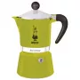 Bialetti Rainbow 0,06 L Aluminium Thermoplast Grün Kaffeemaschine
