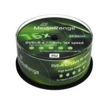 MEDIARANGE 50 x DVD+R - 4,7 GB (120 Min.) 16x
