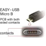 DeLOCK EASY-USB 2.0 Kabel Typ-A Stecker auf Micro-B Stecker abgewinkelt 5 m schwarz