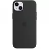 Apple iPhone 14 Plus Silikon Case mit MagSafe – Midnight