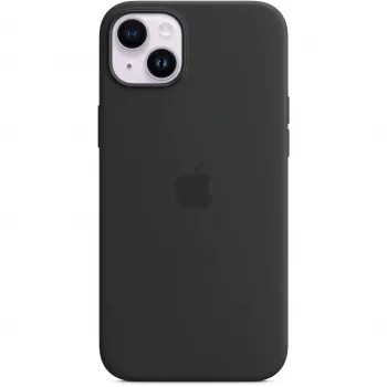 Apple iPhone 14 Plus Silikon Case mit MagSafe – Midnight