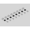 Delock - Rack-Einschub - Schwarz - 1U - 48,3 cm (19 inch)