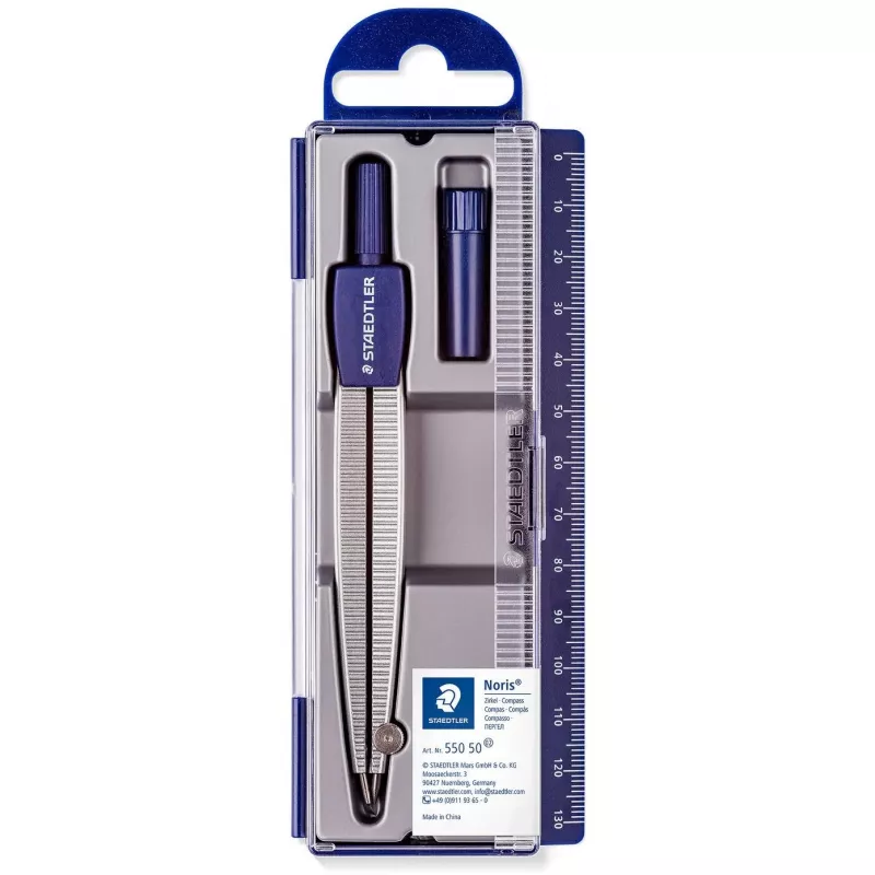 Bleistift Staedtler Noris 550 Blau Silber