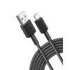 Anker Innovations 322 USB-A auf USB-C Kabel Nylon 1,8M Schwarz - Kabel - Digital/Daten