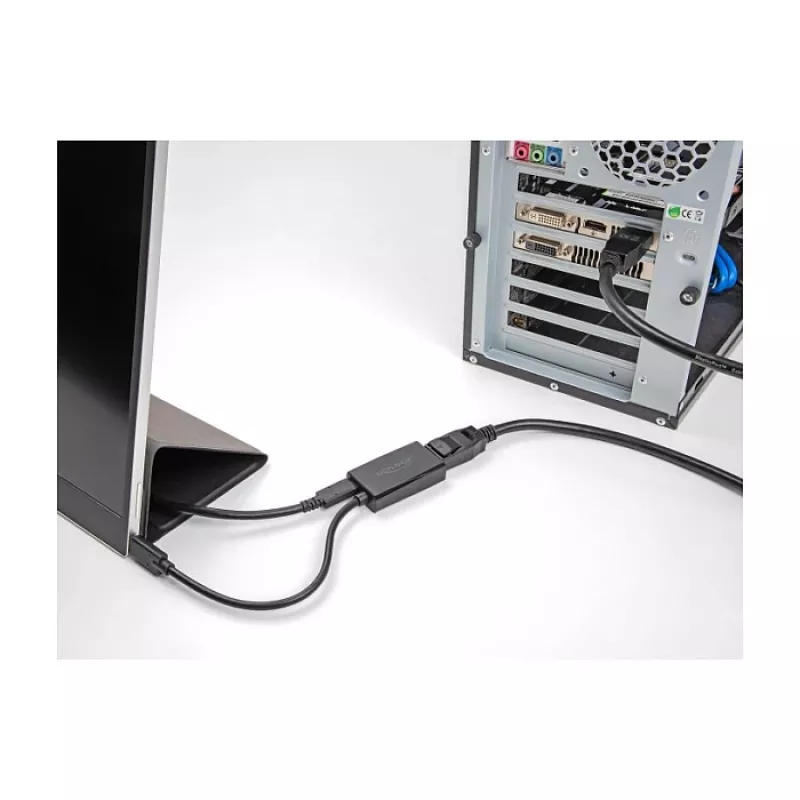 Adapter DisplayPort female zu USB Type-C male DeLOCK 4K PD 85W