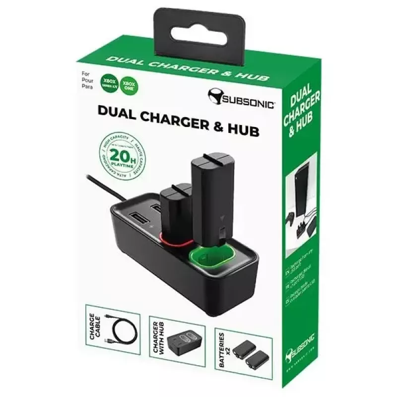 Batterie-Ladeset Subsonic SA5704 für Xbox One Series S X