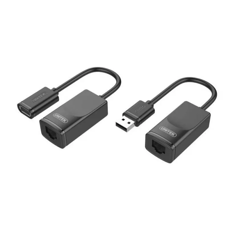Netzwerkkabel UNITEK Y-UE01001 Dock/Port-Replikator USB 3.0 60 m Schwarz