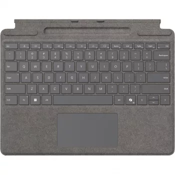 Microsoft Surface Pro Tastatur QWERTZ German Platinum Touchpad