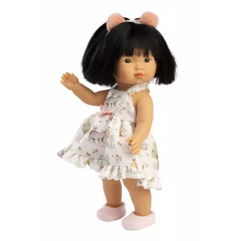 Puppe 28 cm Llorens mit realistischen Merkmalen und weichem Körper, Modell 28040