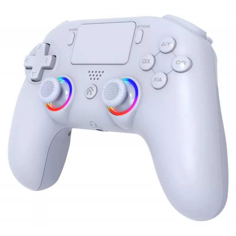Kabelloser LED-Controller SUBSONIC SA5639-2 — für PS4 und PC, weiß, kabellose Verbindung