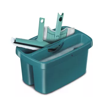 Bucket Leifheit Combi Box 1052001 mit integrierter Presse und ergonomischem Griff